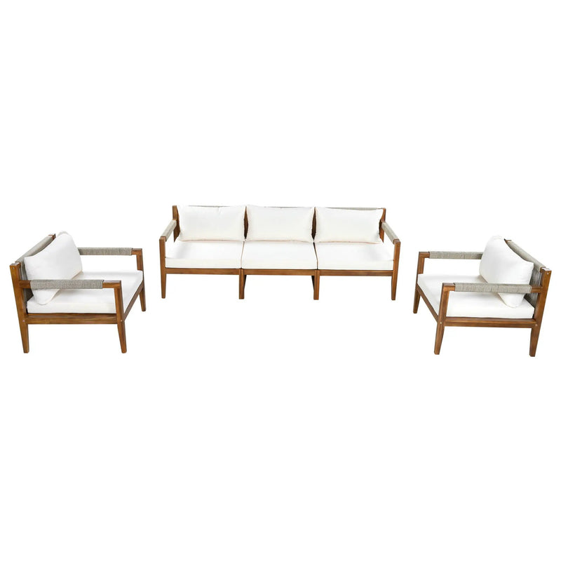 3 Piece Outdoor Sectional Sofa Set by HouseOfZazla