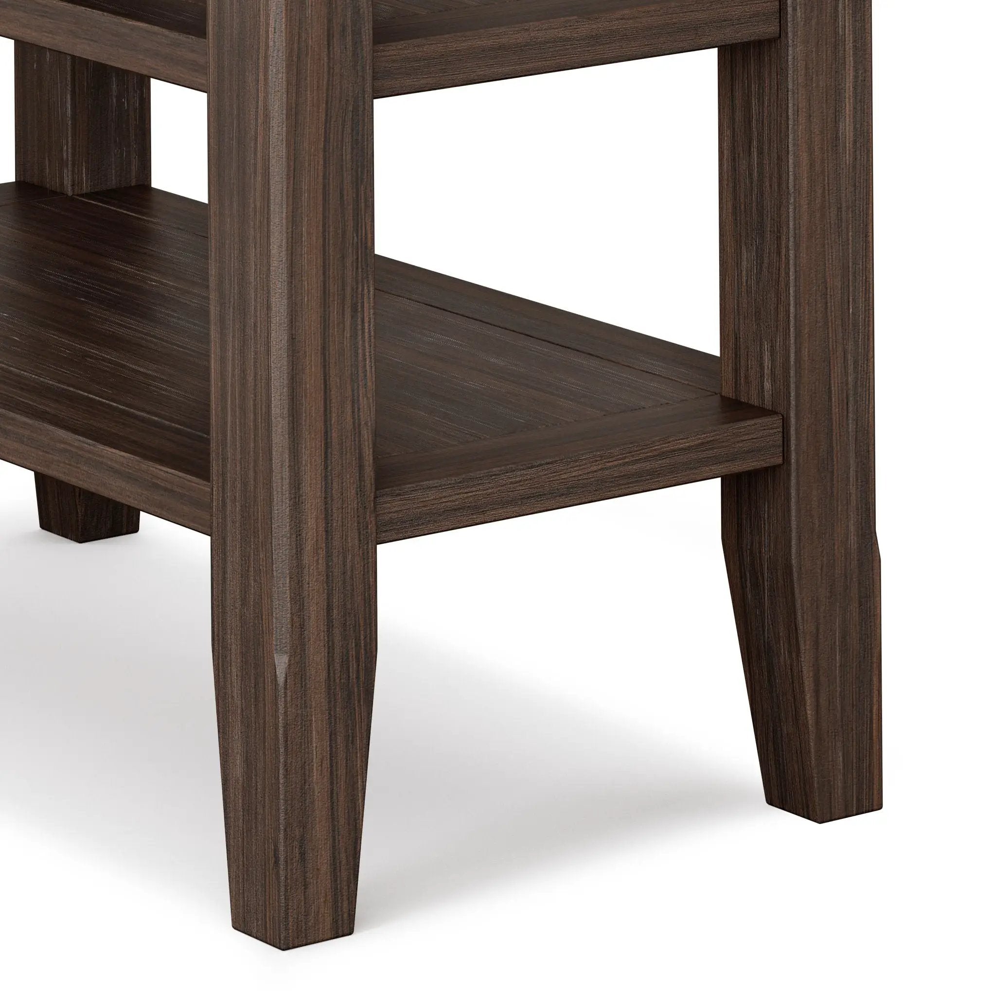 Acadian - Narrow Side Table - Farmhouse Brown by Unique Piece Furniture