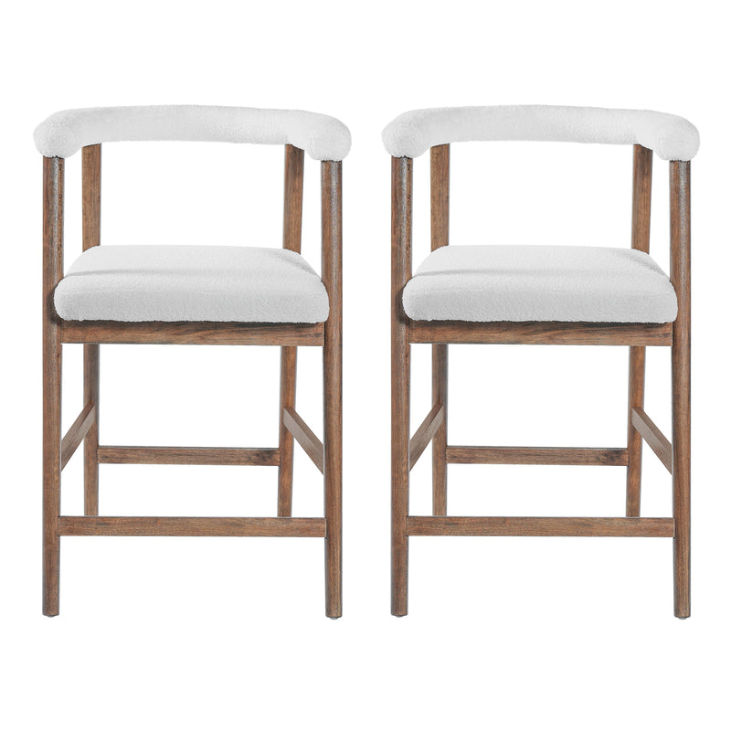 24.5'' Seat Height Bar Stools with Back, Set of 2 by HouseOfZazla