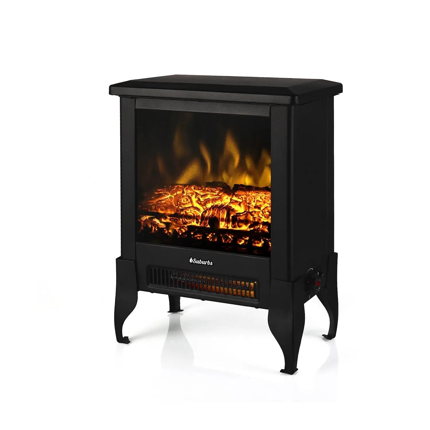 (Open Box) Suburbs TS17 Electric Fireplace Stove by TURBRO