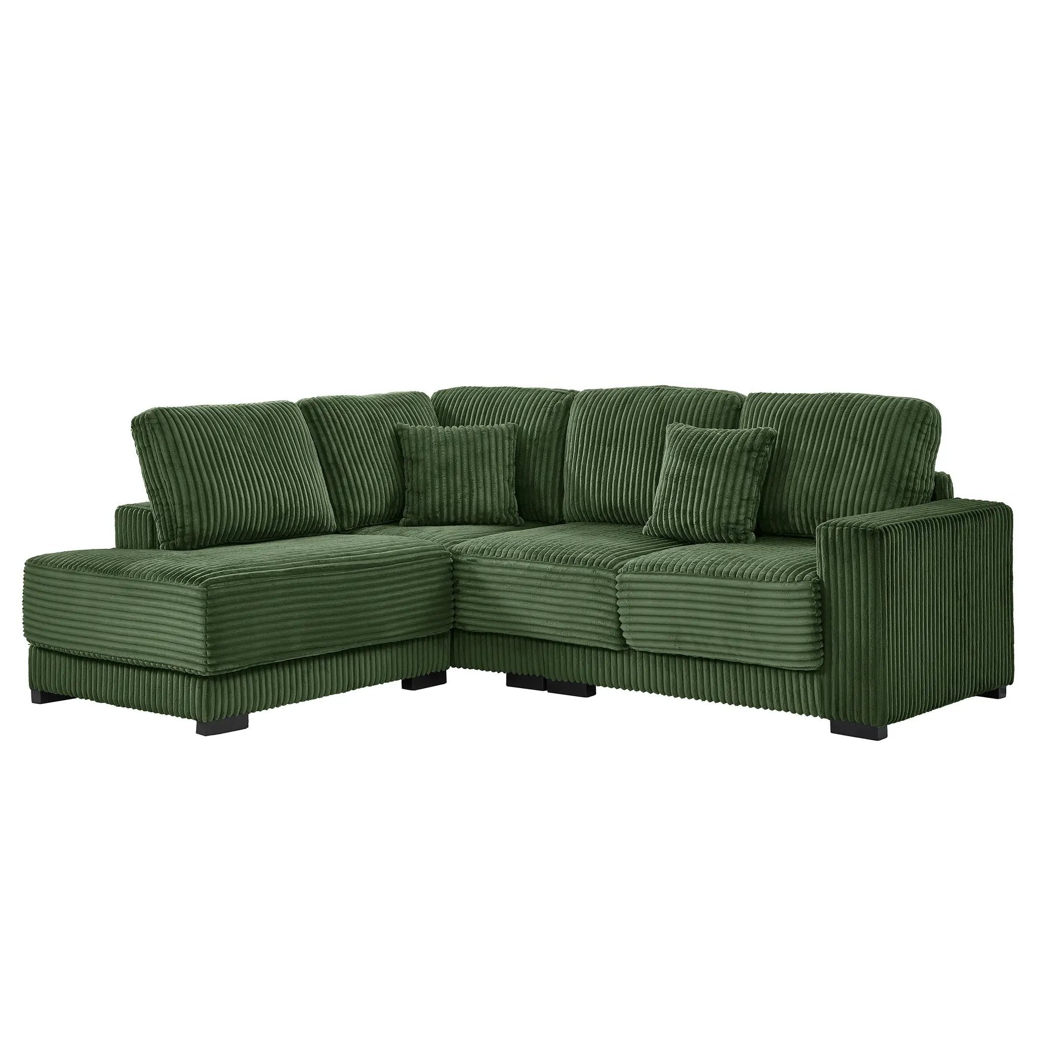 93" Sectional Sofa, L Shaped Sofa Couch by HouseOfZazla