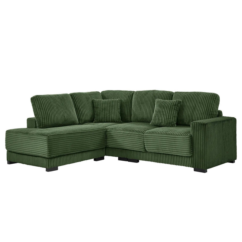 93" Sectional Sofa, L Shaped Sofa Couch by HouseOfZazla