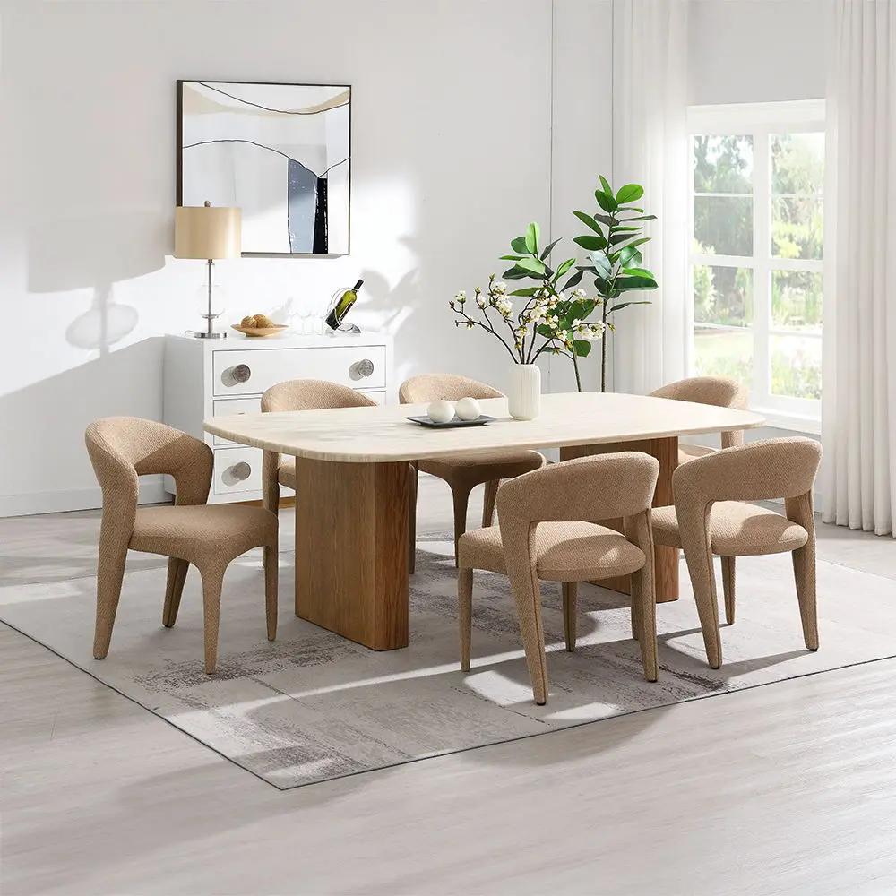 Lidi - Dining Table - Brown / Natural by Unique Piece Furniture