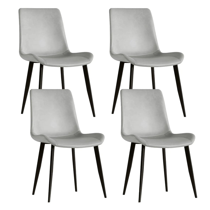 Modern Dining Chair With Carbon Steel Legs by HouseOfZazla