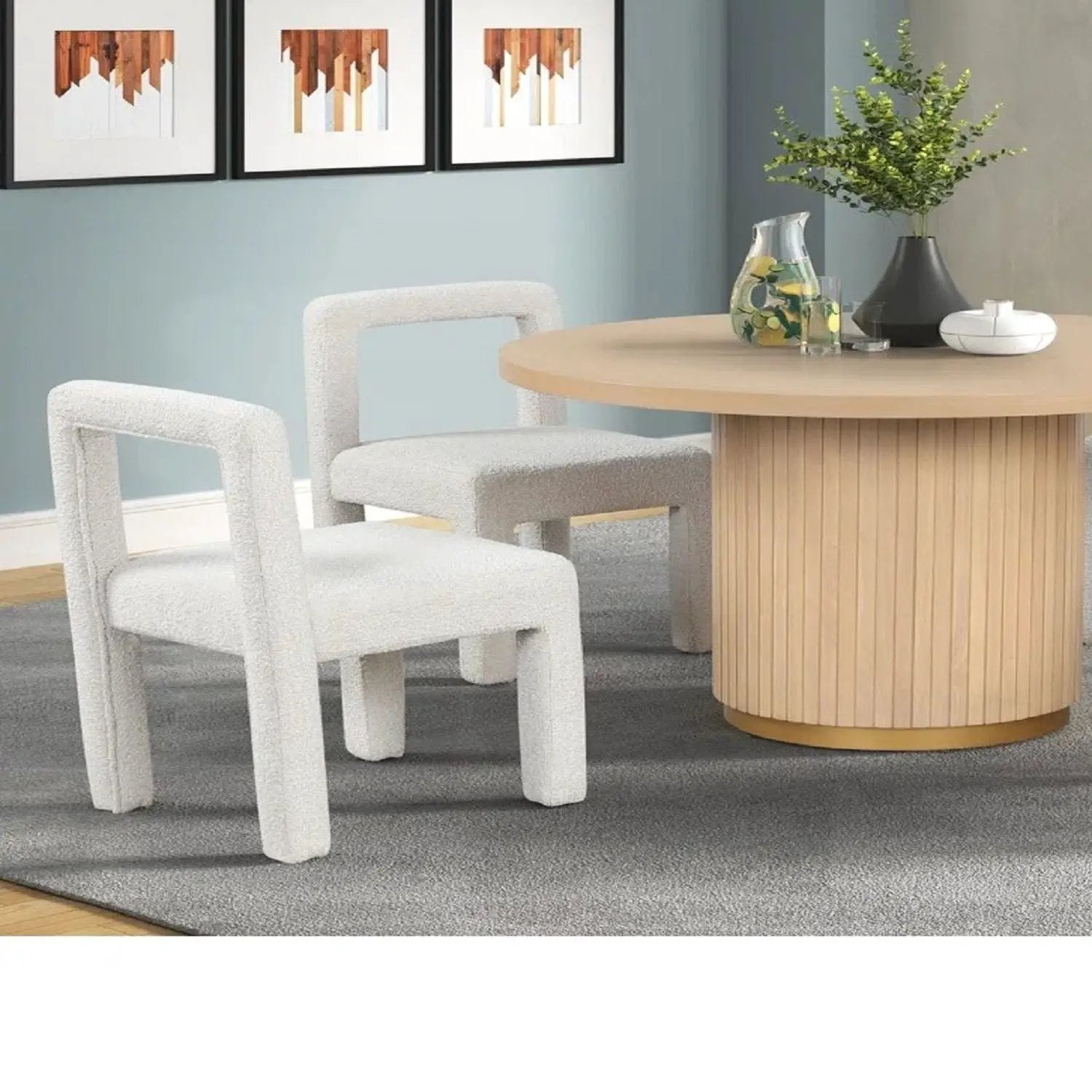 Dining Chairs With Square Open Back (Set of 2) by Unique Piece Furniture
