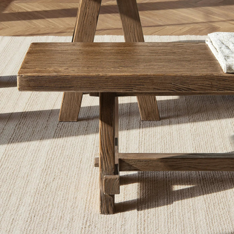 Hawthorne 72' Reclaimed Elm Trestle Dining Bench by HouseOfZazla