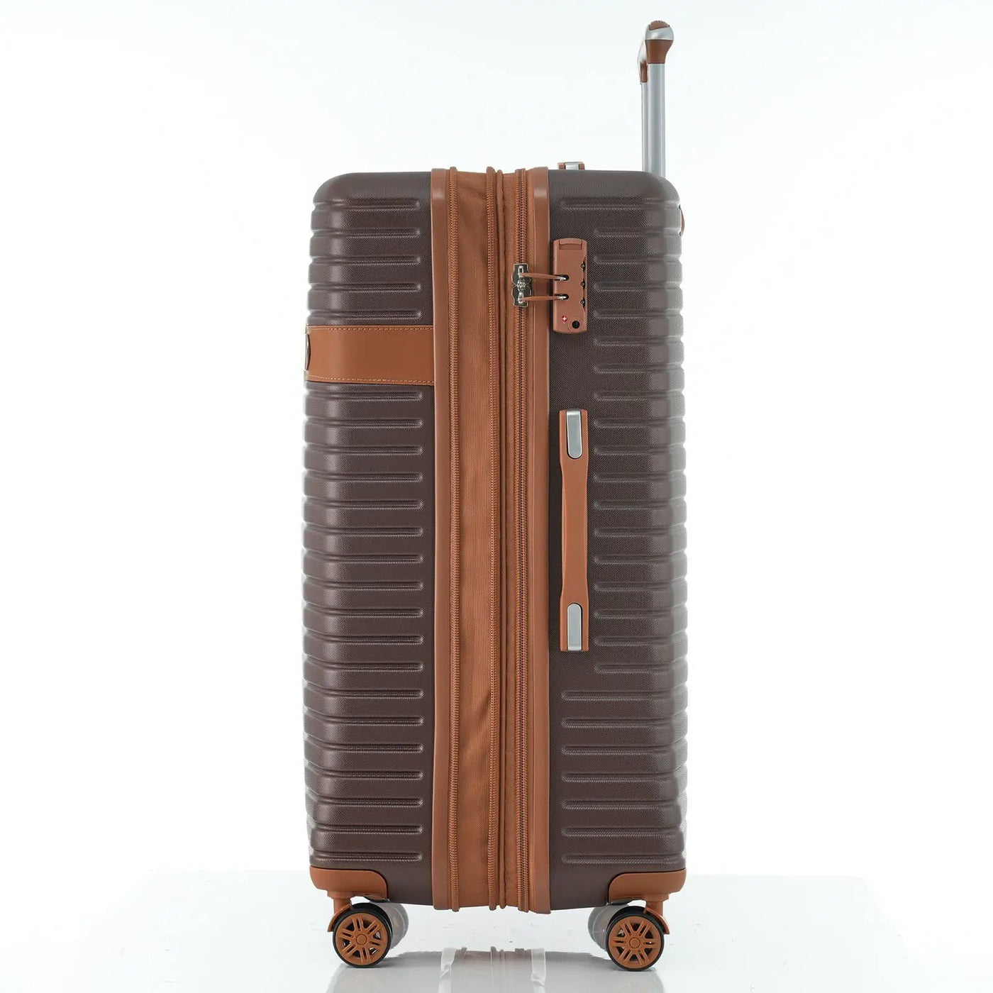 4 Piece Luggage Suitcase Set, Hard Shell Lightweight Expandable Travel Luggage With 4 Packing Cubes by HouseOfZazla