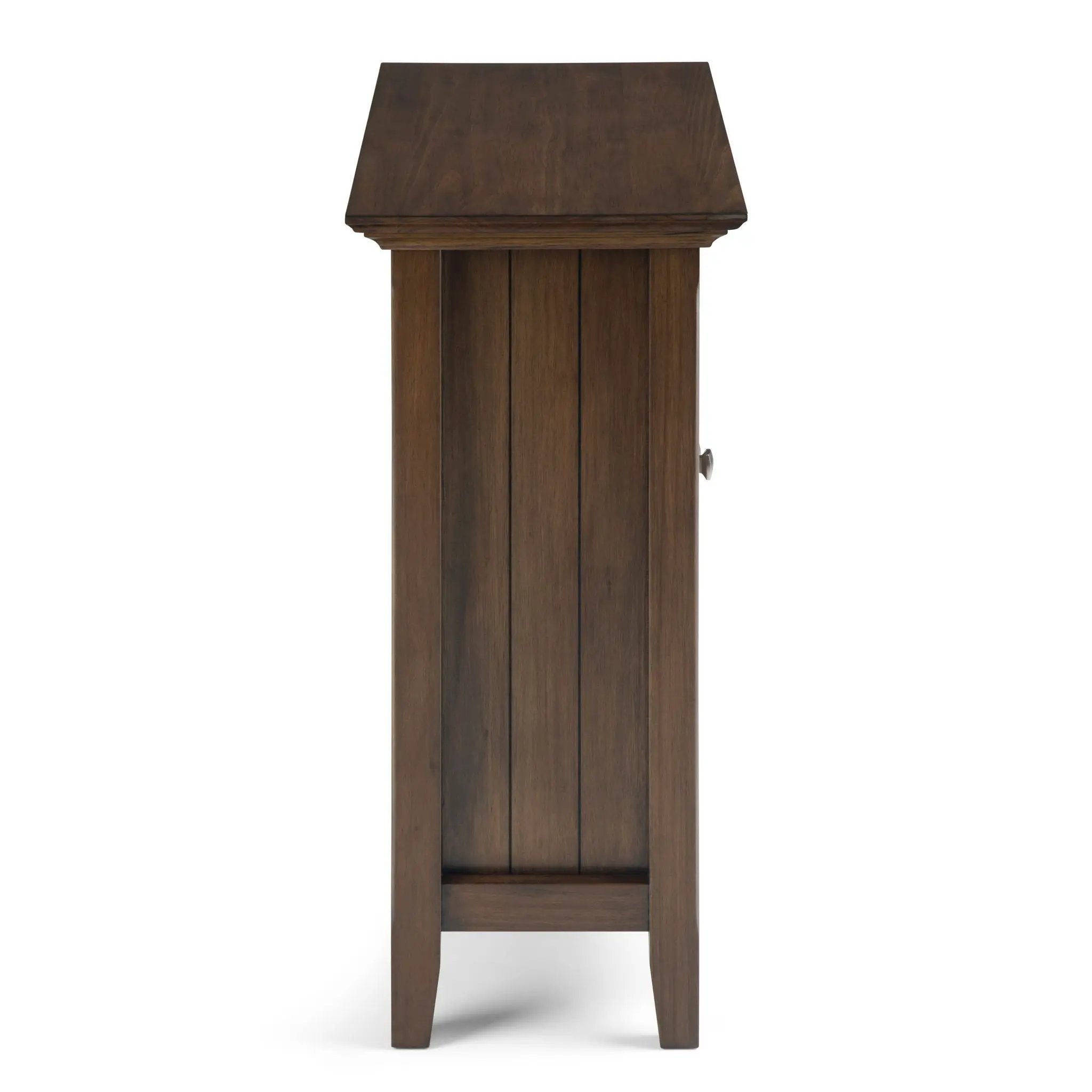Bedford - Low Storage Media Cabinet - Rustic Natural Aged Brown by Unique Piece Furniture
