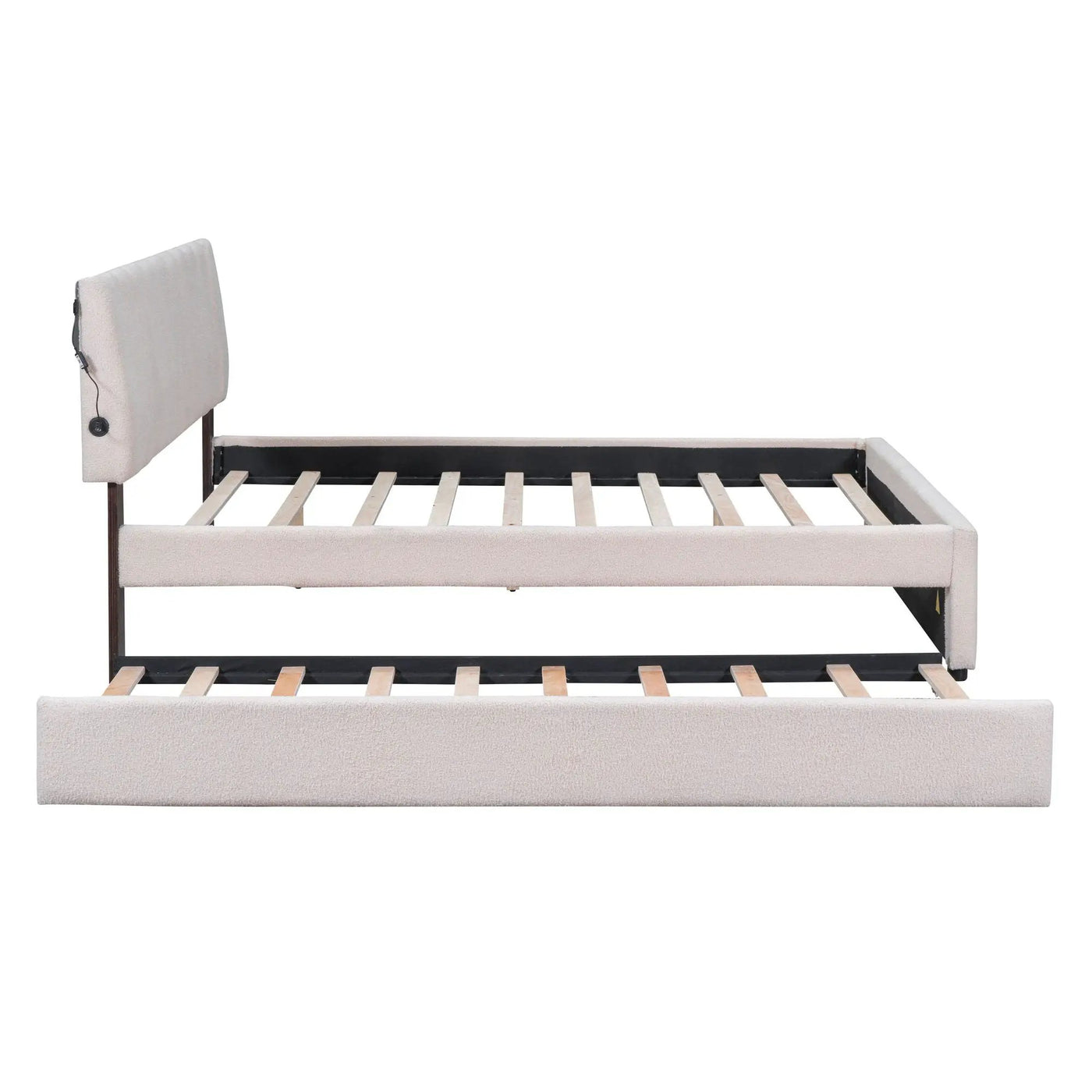 Upholstered Platform Bed With Trundle by Unique Piece Furniture