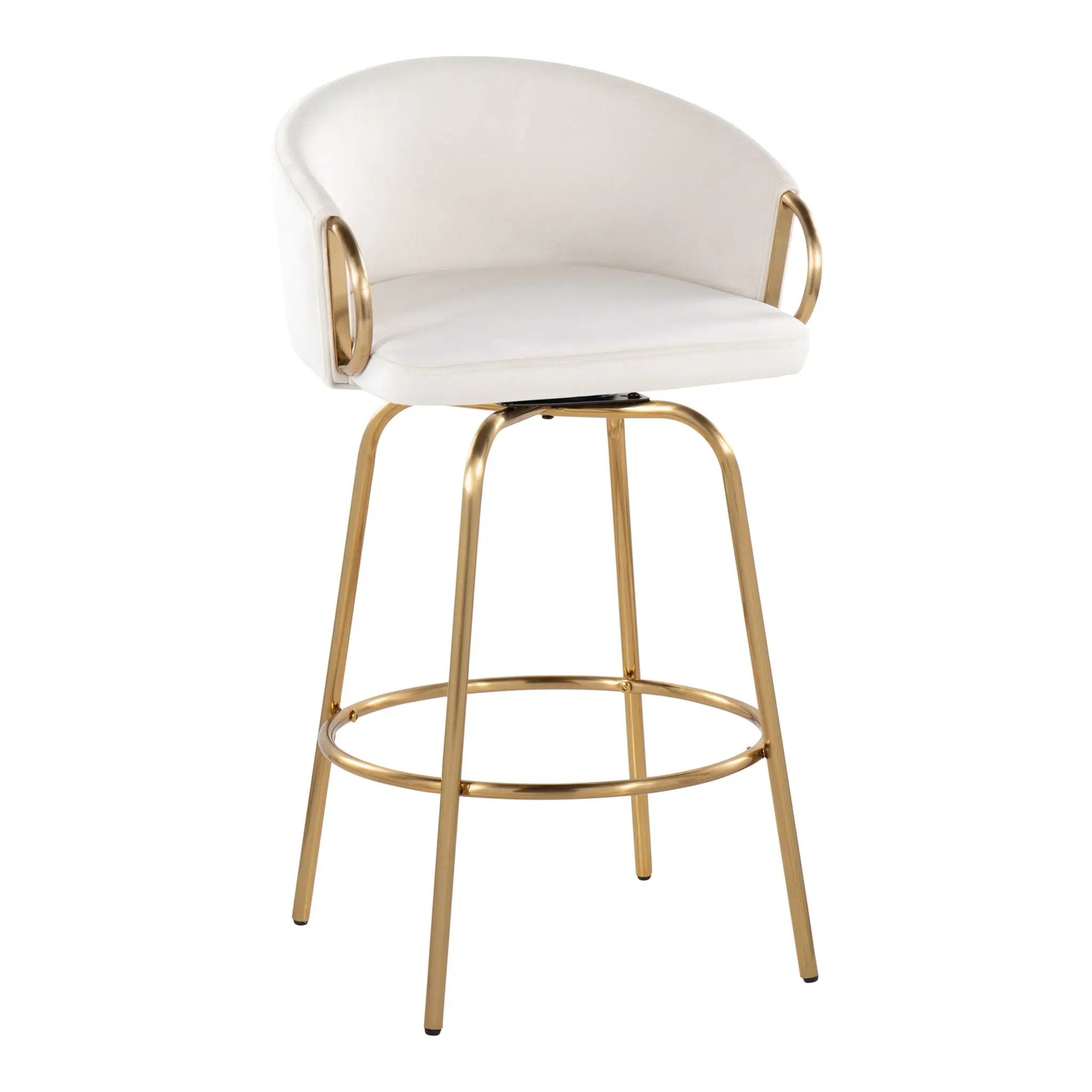 Claire - Contemporary & Glam Counter Stool (Set of 2) by HouseOfZazla