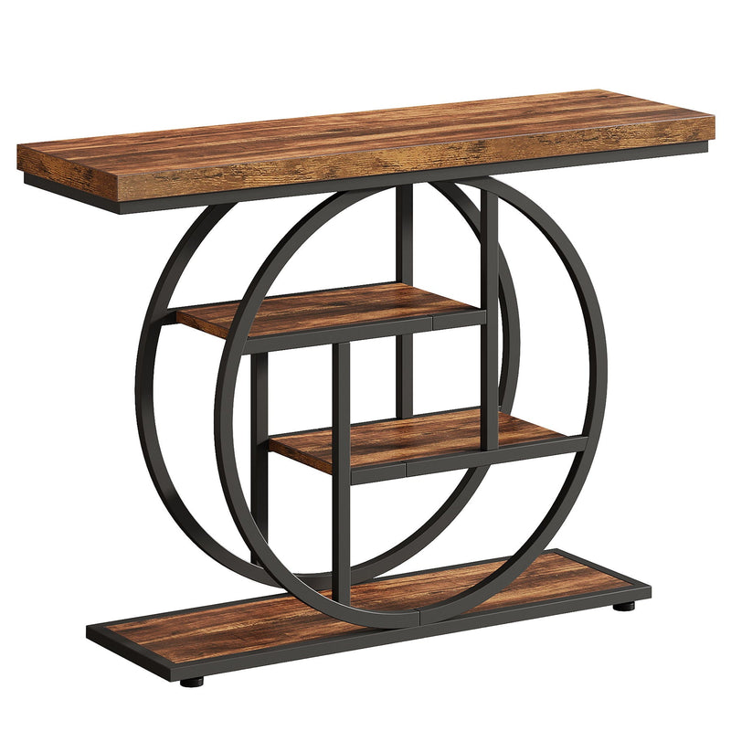 Console Table With 4 Tier Design For Living Hallway by HouseOfZazla