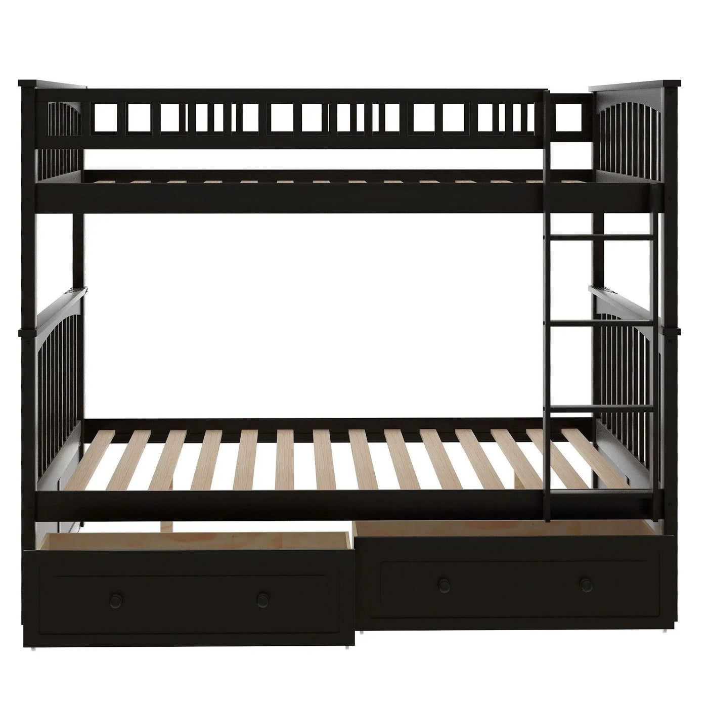 Bunk Bed With Drawers, Convertible Design by HouseOfZazla