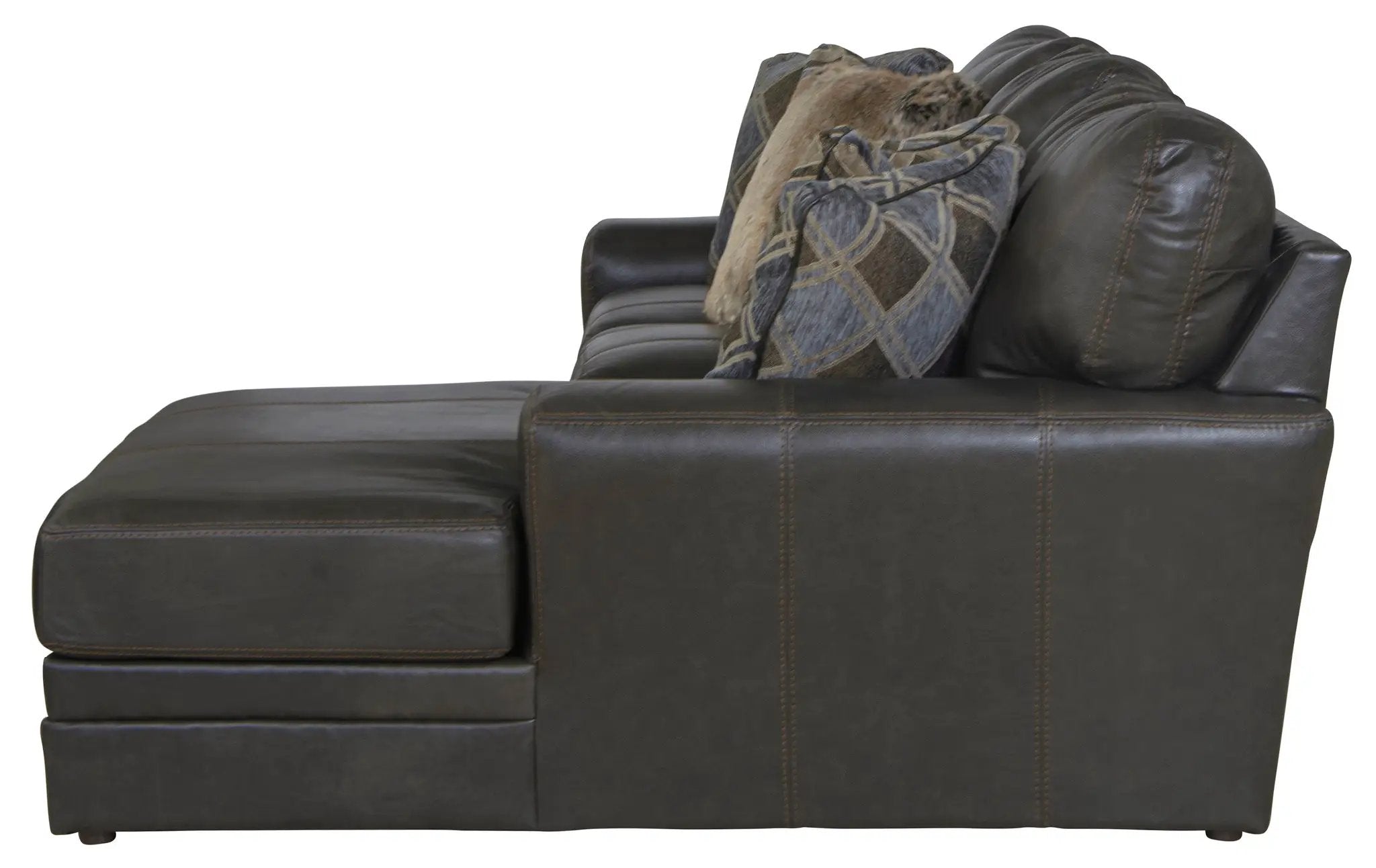 Denali - Italian Leather Match Sectional by Unique Piece Furniture