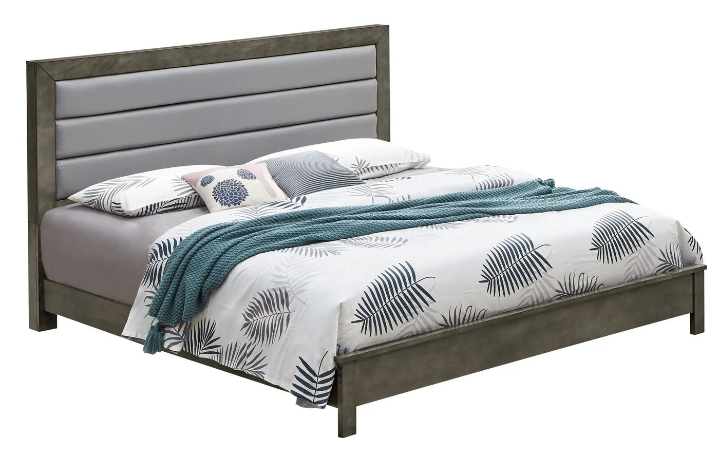 Transitional Modern Design Bed by HouseOfZazla