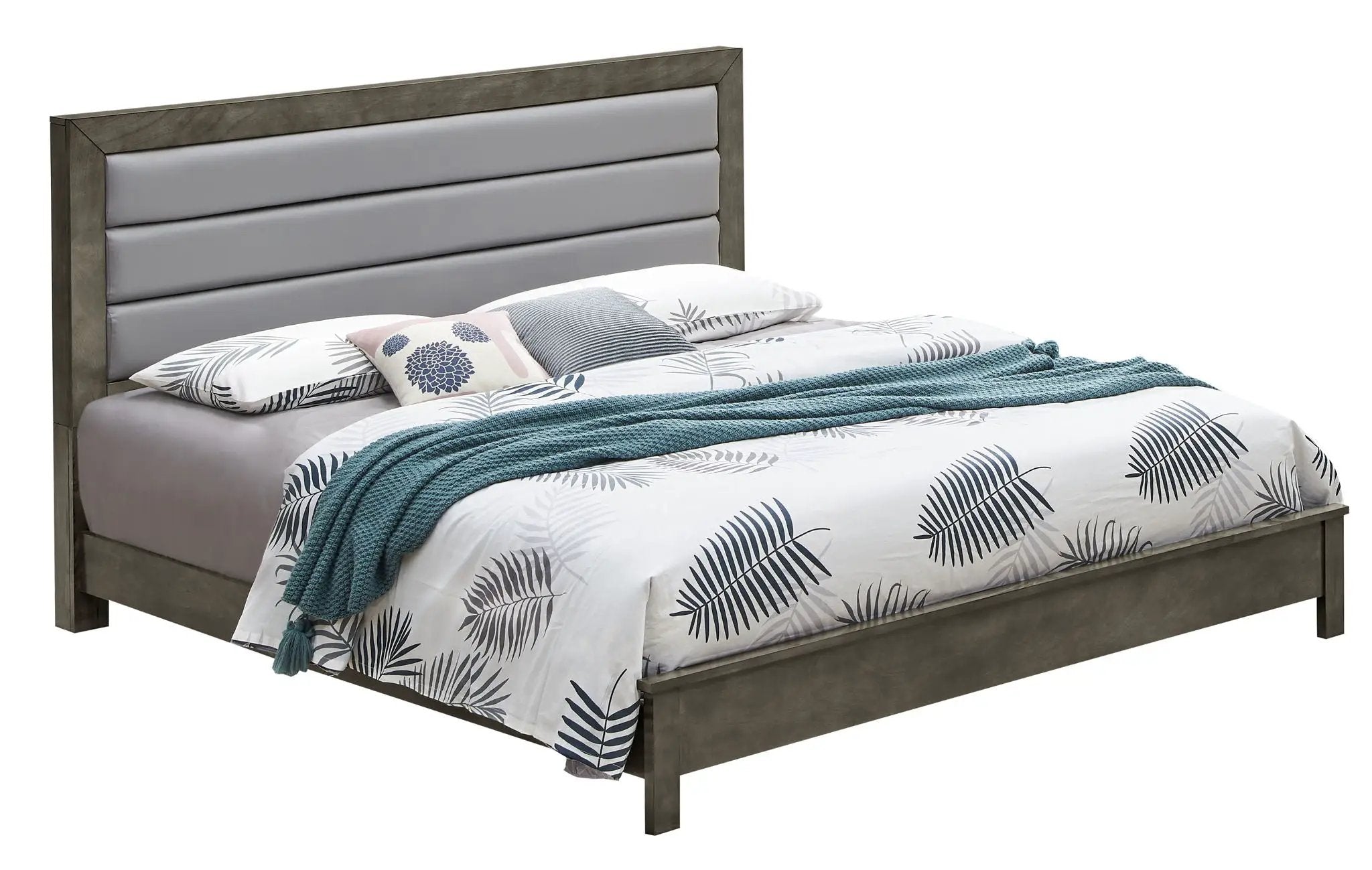Transitional Modern Design Bed by Unique Piece Furniture