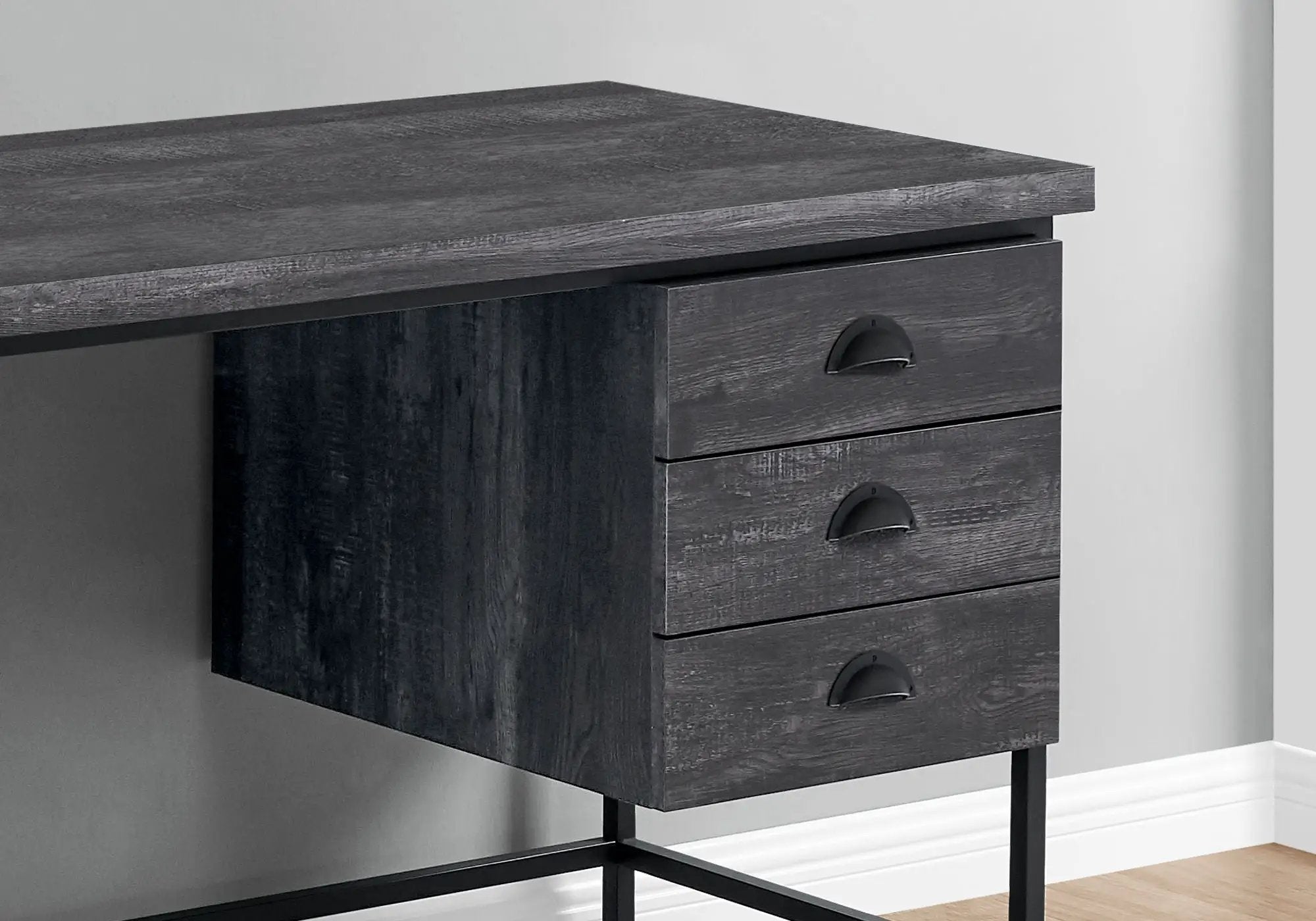 Computer Desk For Home Office, Laptop, 3 Storage Drawers, Contemporary & Moder by Unique Piece Furniture