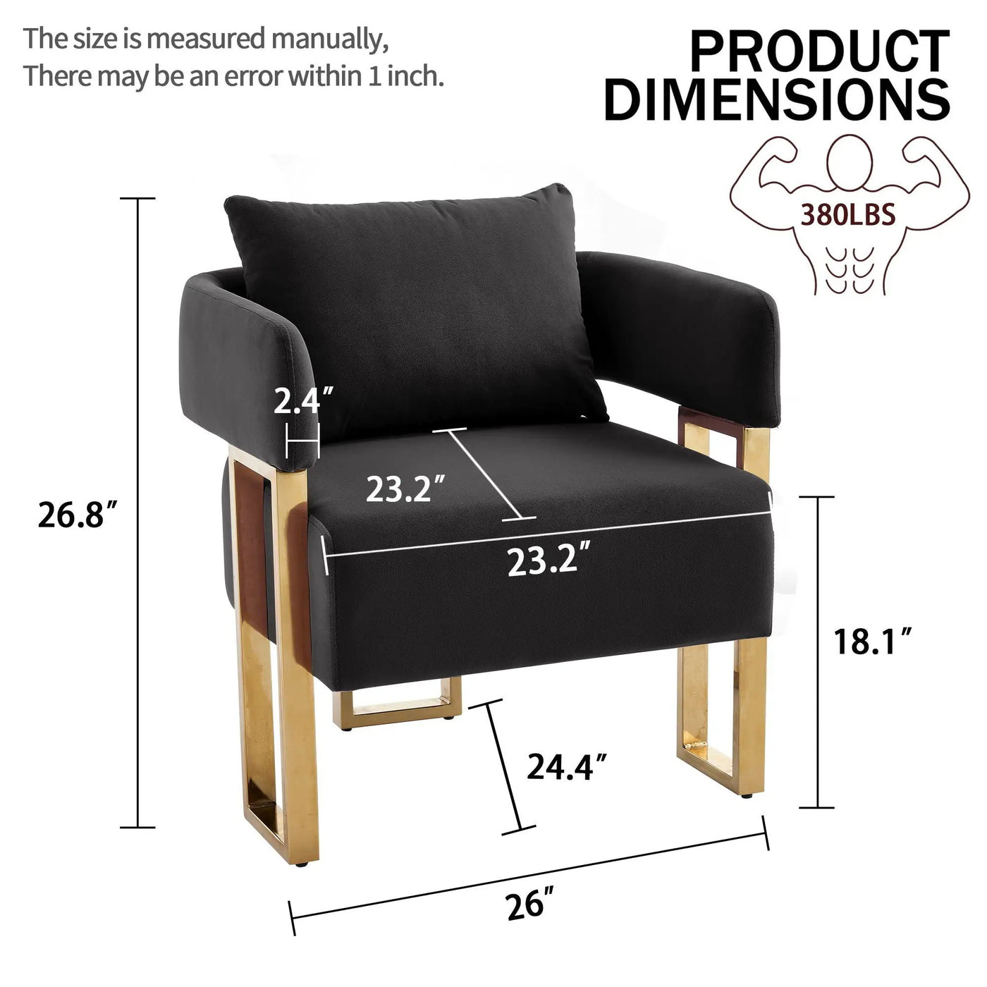 Modern Classic Design Decorative Chair Teddy Fleece Upholstered And Metal Foot by Unique Piece Furniture