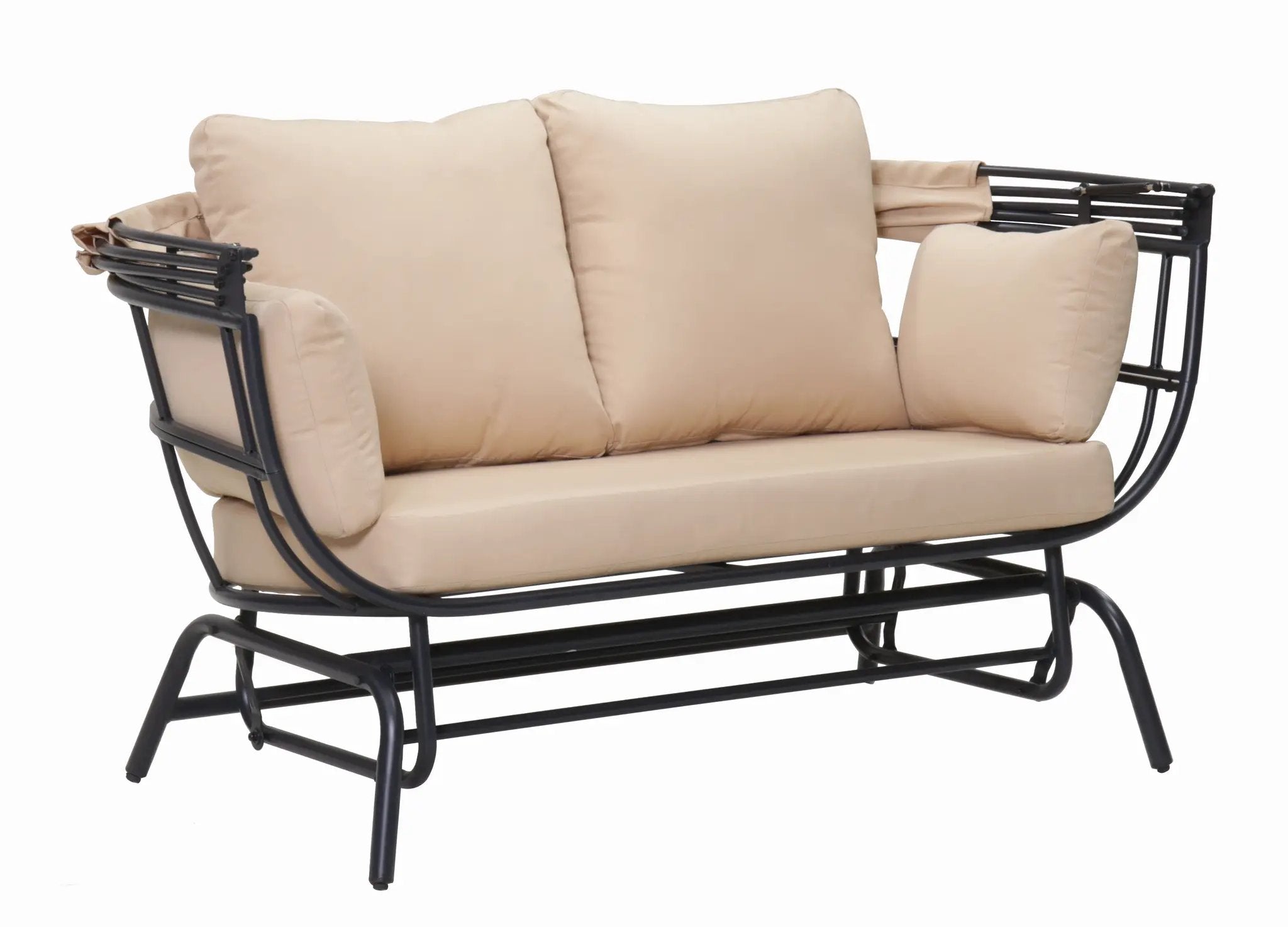 2-Person Outdoor Swing Chair with Adjustable Canopy by HouseOfZazla