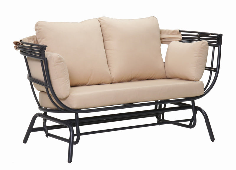 2-Person Outdoor Swing Chair with Adjustable Canopy by HouseOfZazla