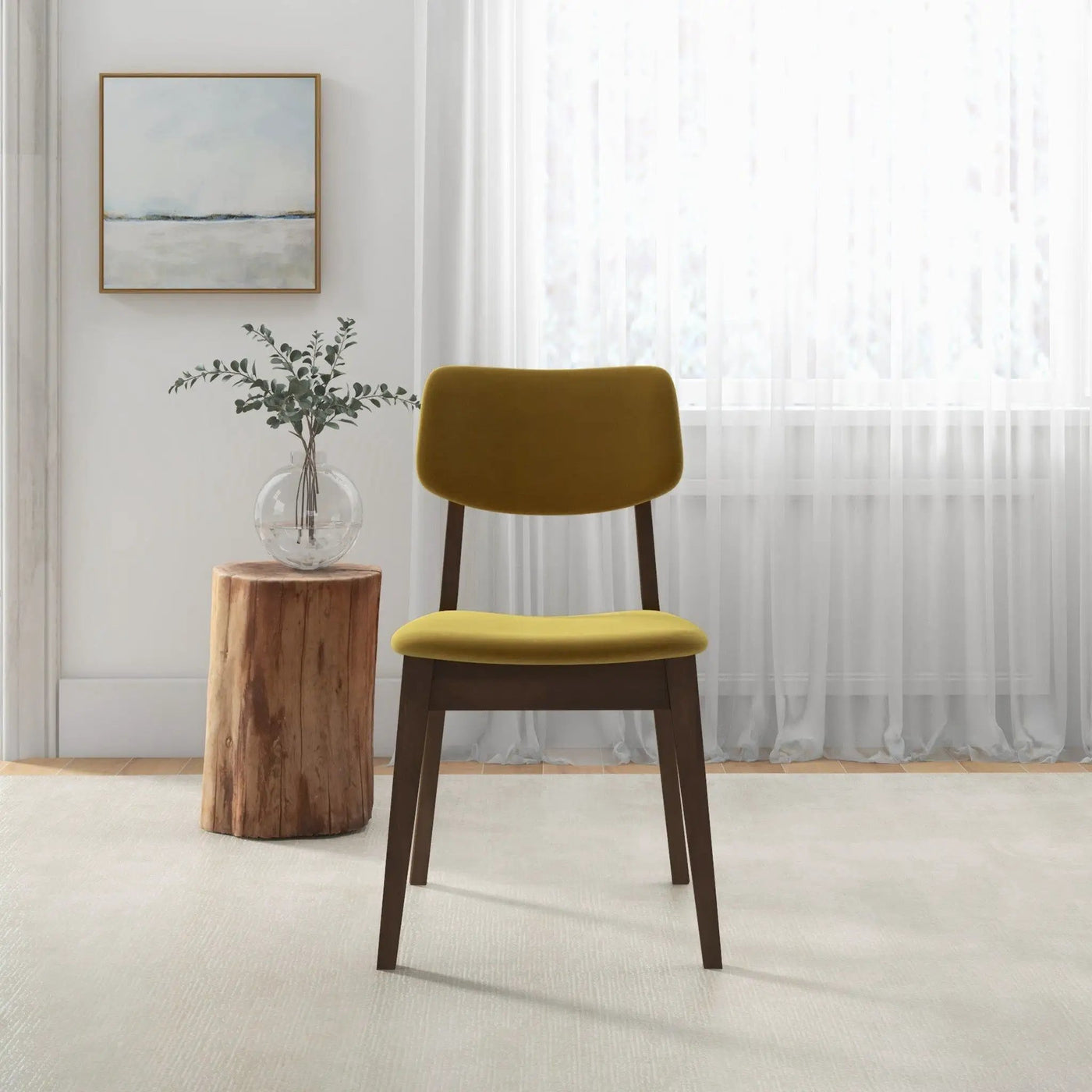 Carlos - Solid Back Side Chair (Set of 2) by HouseOfZazla