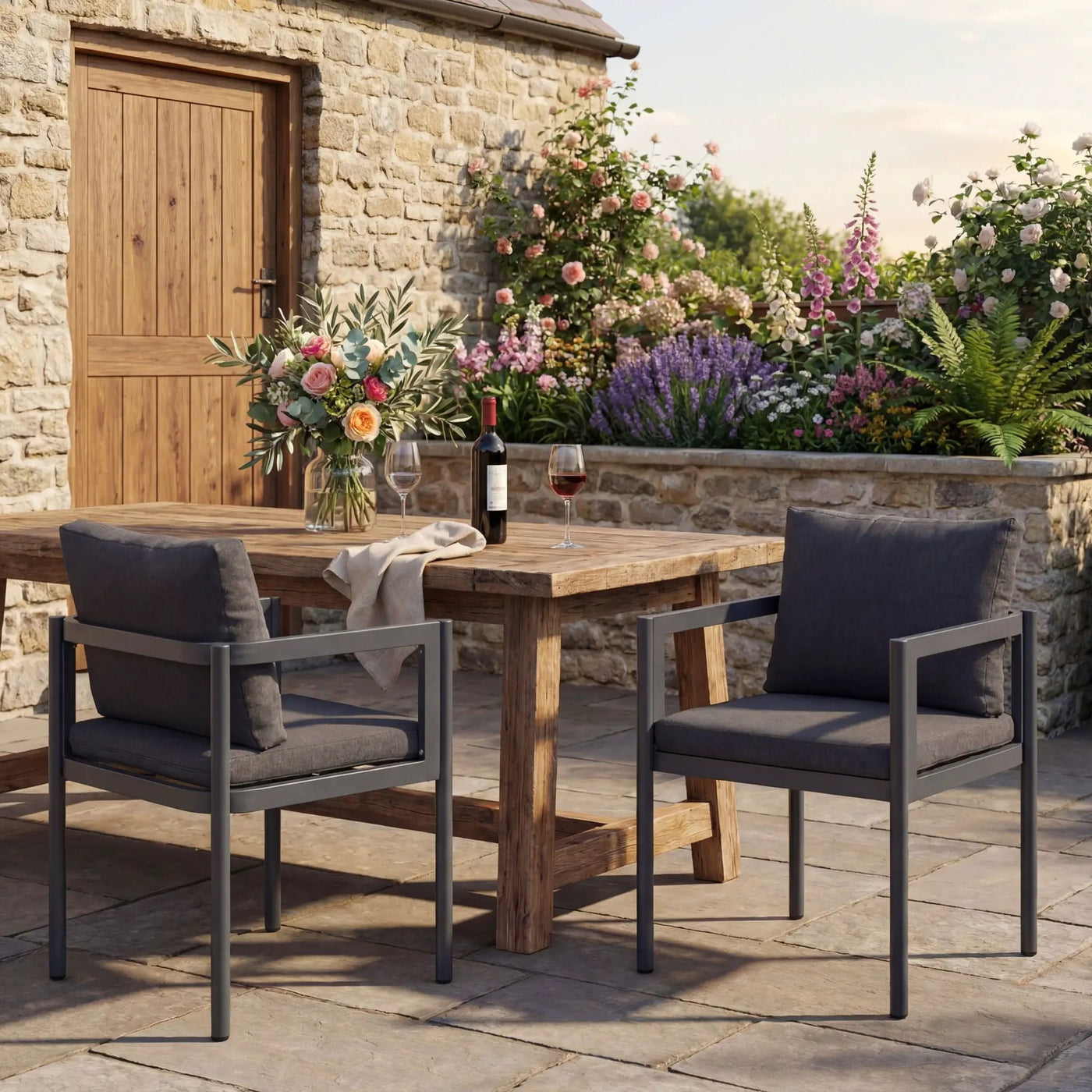All-Weather Outdoor Dining Chair (Set of 2) by HouseOfZazla