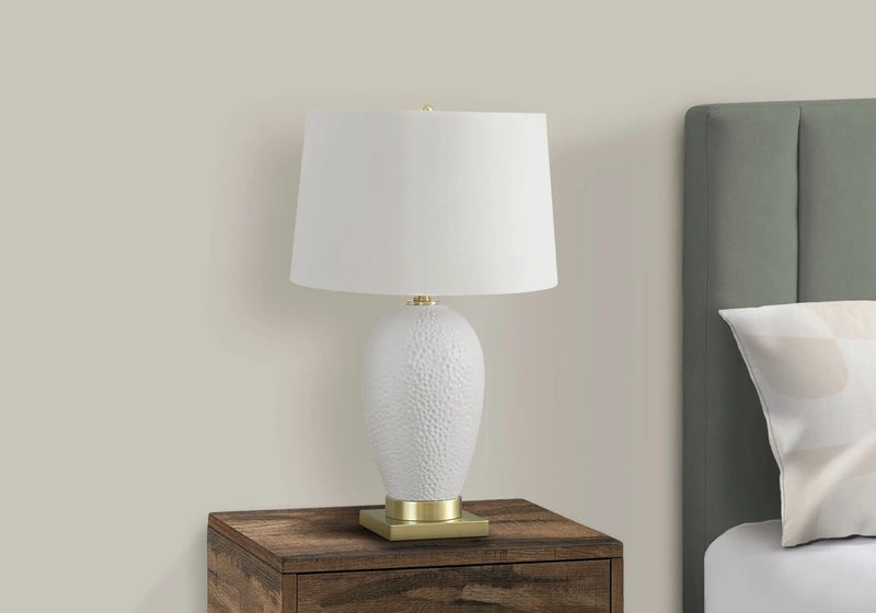 Lighting, Table Lamp, Ceramic, Transitional - White by Unique Piece Furniture