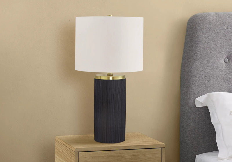 Lighting, Table Lamp, Concrete, Modern - Black by HouseOfZazla