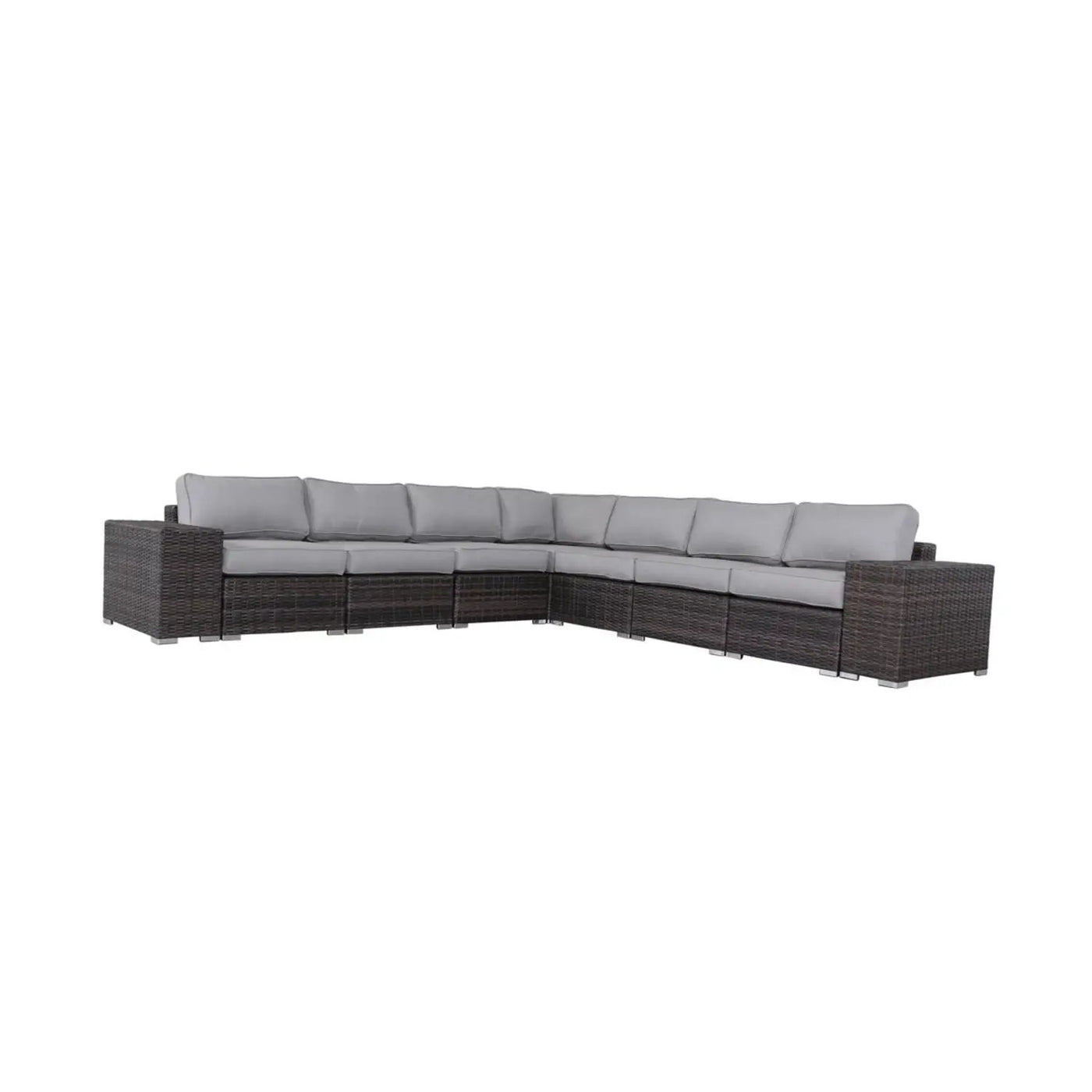 Modern Rattan Wicker Seating Group With Cushions by Unique Piece Furniture
