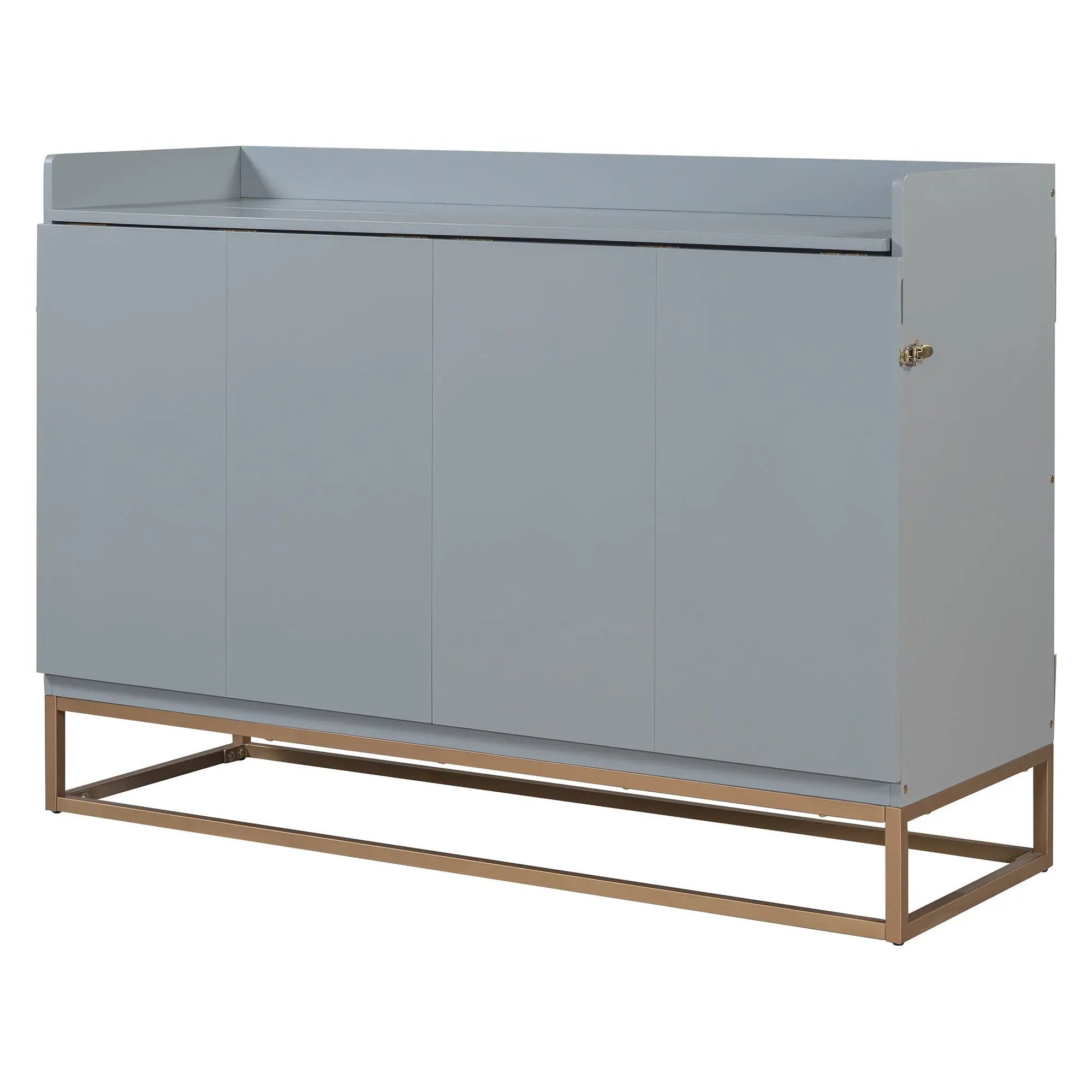 Murphy Bed With Iron Legs, Modern Design