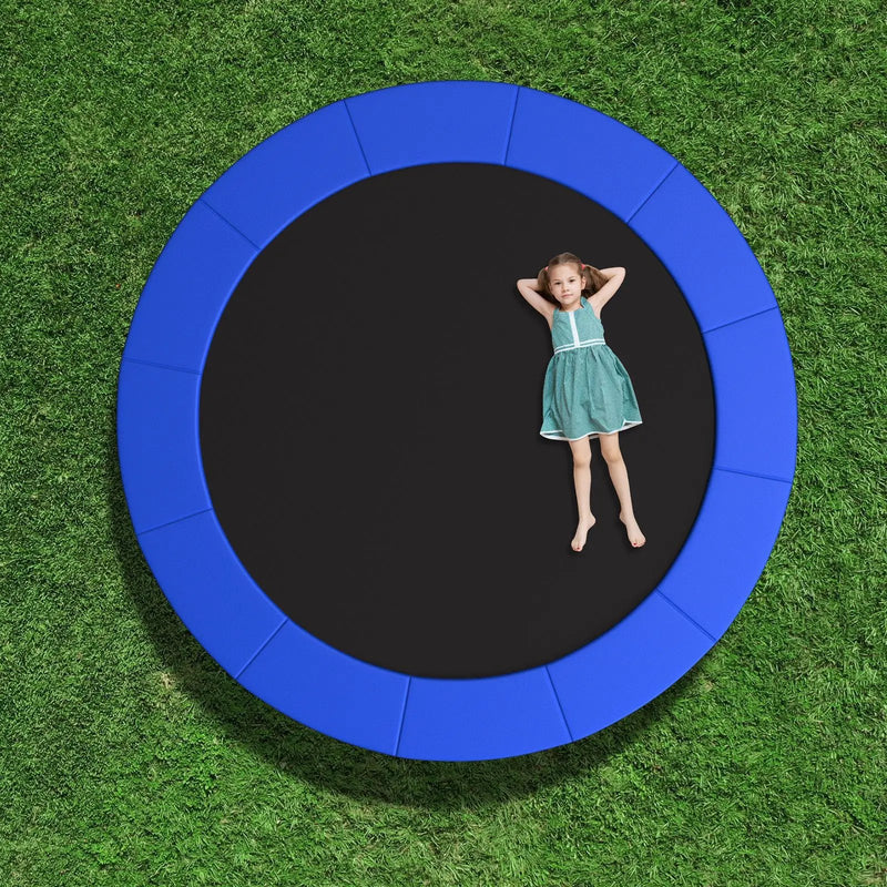 8-16 FT Trampoline Pad Replacement Safety Pad with Fixing Straps (Blue) by DirectDeals