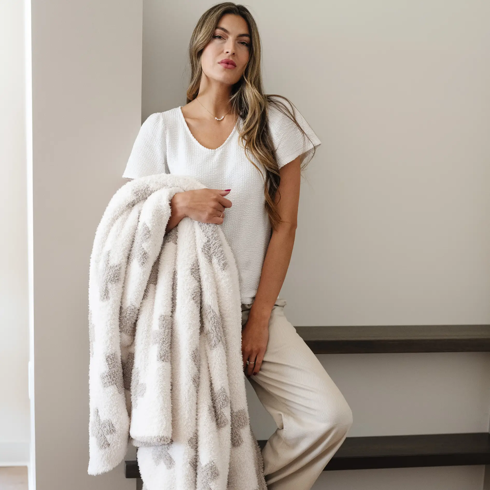 Double-Layer Bamboni XL Bamboo Rayon Throw Blanket by HouseOfZazla