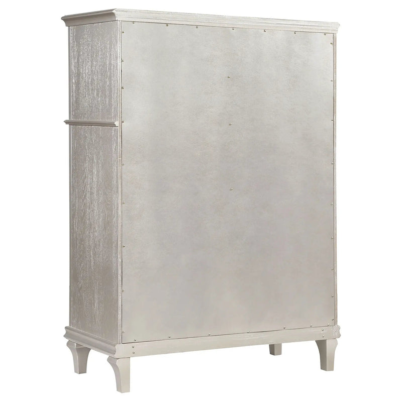 Katerina - 5 Drawer Chest With Hidden Drawer - Oak