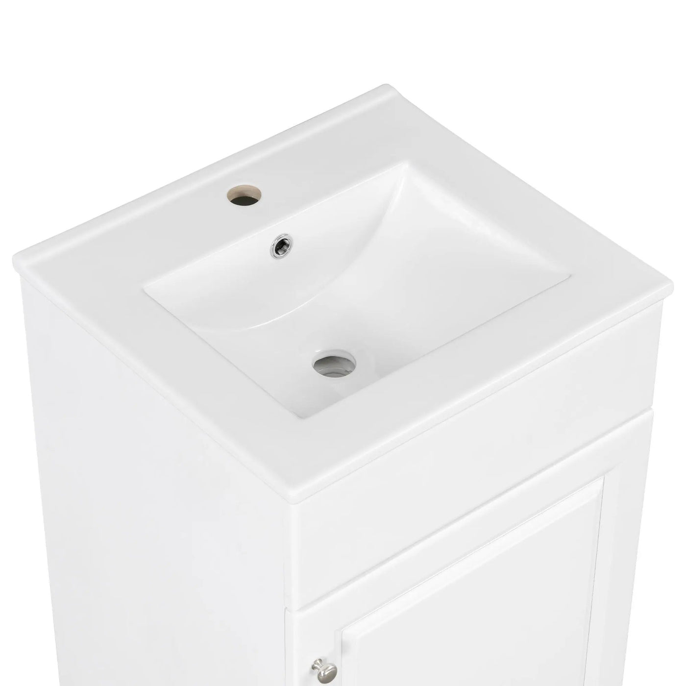 Bathroom Vanity With Sink, Cabinet With Adjustable Shelf by HouseOfZazla