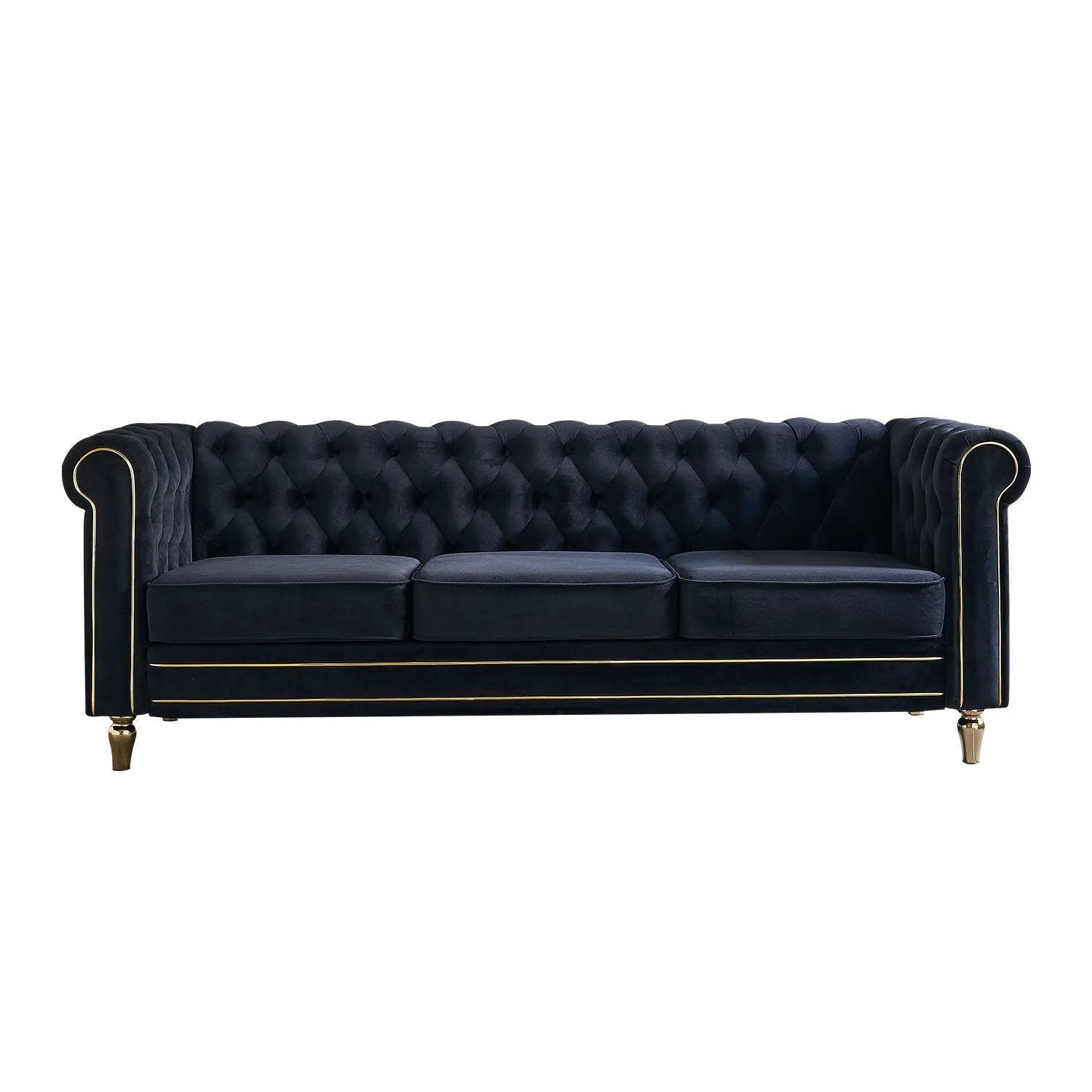 Chesterfield - Sofa 84.65" For Living Room by HouseOfZazla