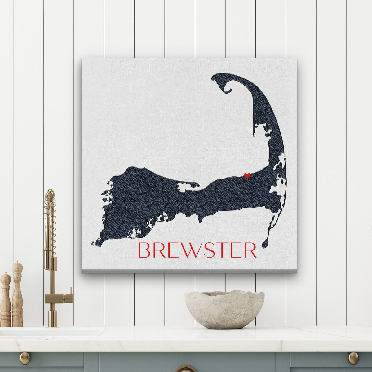 Cape Cod Canvas Customizable Silhouette Wall Decor, photo 6 of 9