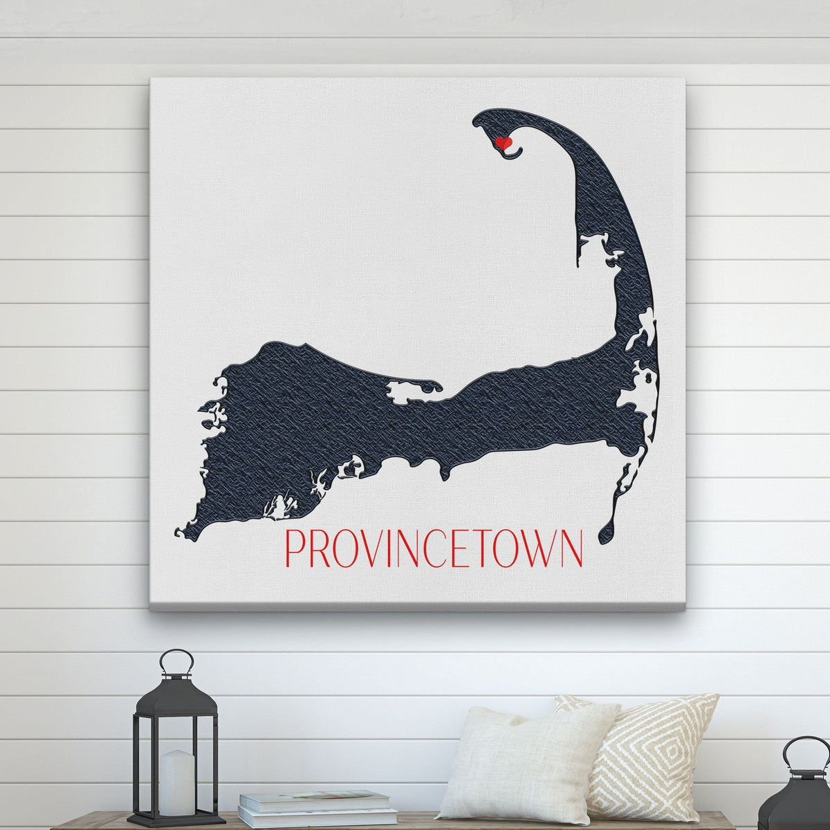 Cape Cod Canvas Customizable Silhouette Wall Decor, photo 3 of 9
