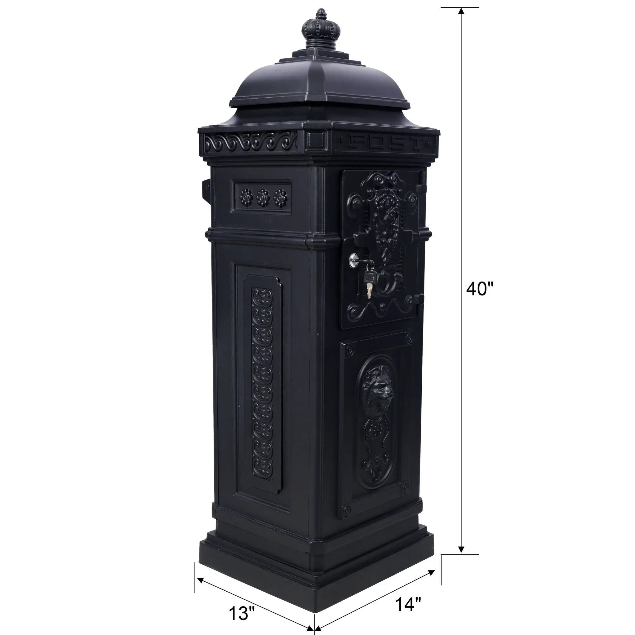 Mailboxs Residential Large-Capacity Letter Box, Rainproof Postbox Statue by HouseOfZazla