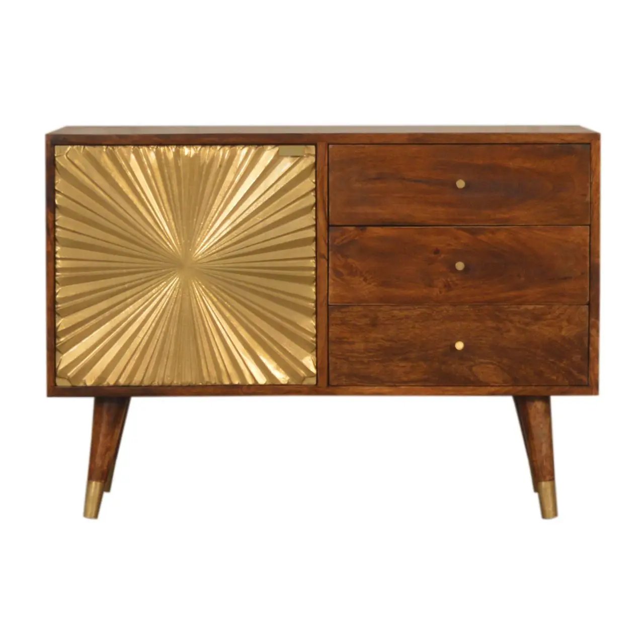 Manila - Sideboard, 3 Drawer - Chestnut by HouseOfZazla