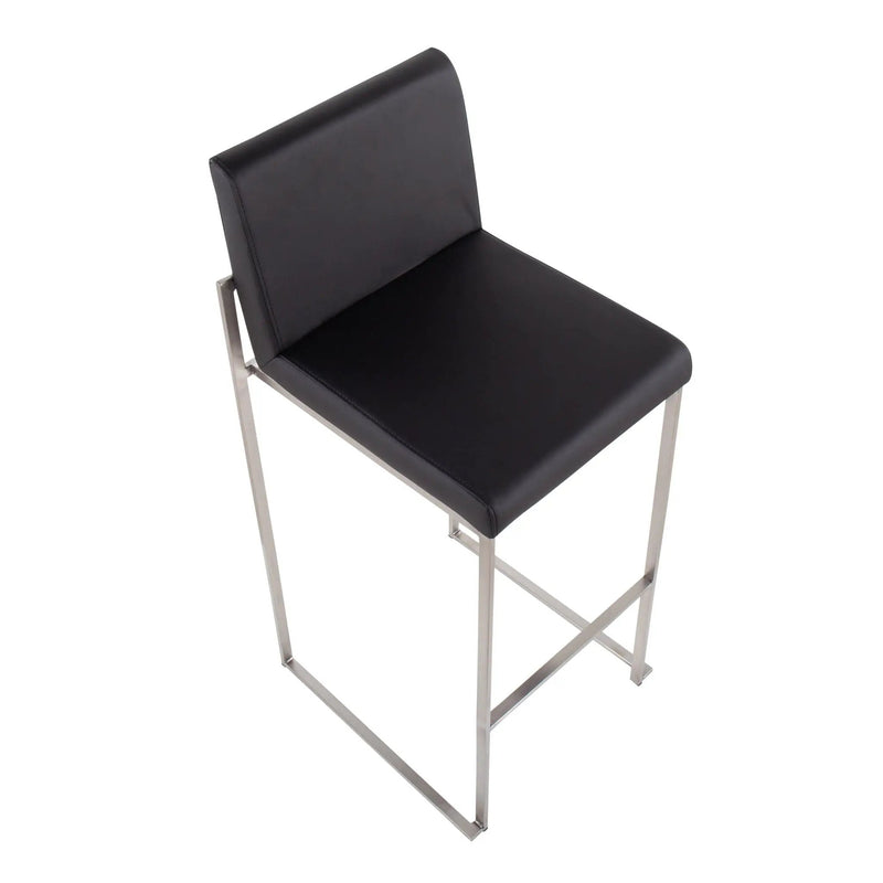 Fuji - Contemporary And Modern Elegance High Back Barstool by Unique Piece Furniture