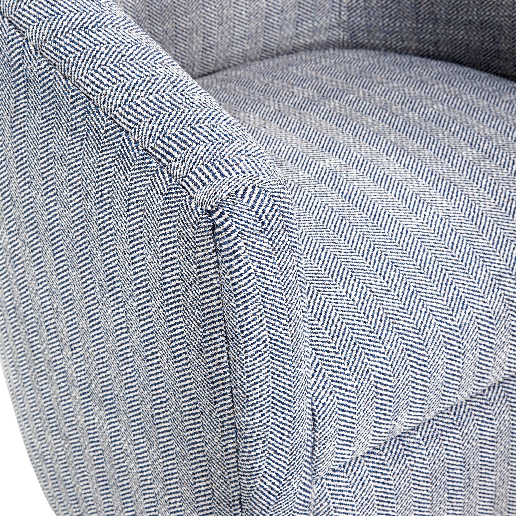 Lainey - Swivel Barrel Chair With 360 Degree Rotation by HouseOfZazla