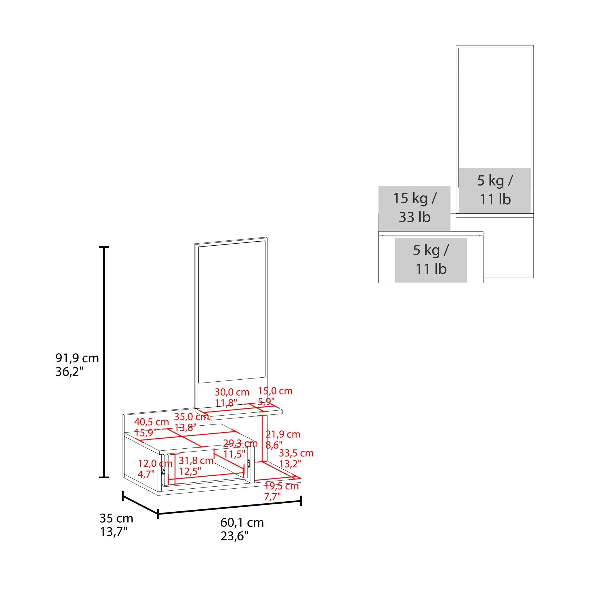 Lowell Floating Hallway Cabinet by HouseOfZazla