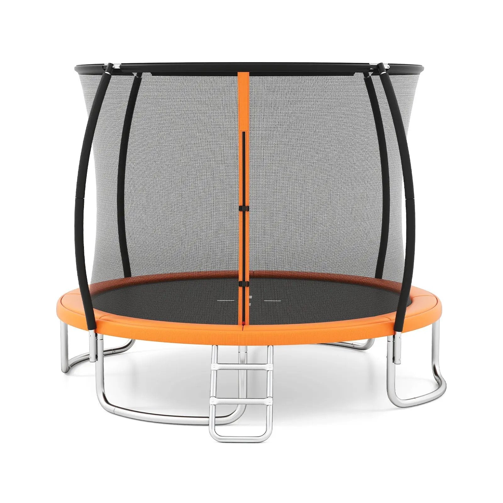 12FT Outdoor Trampoline Heavy-Duty Recreational Trampoline with Safety Enclosure Net by DirectDeals