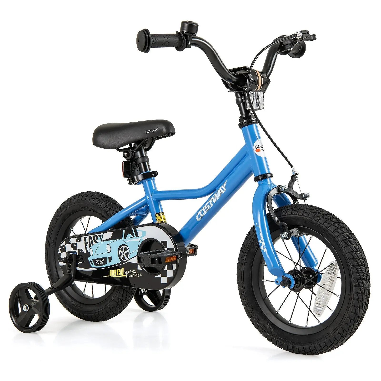 14 Inch Kids Bike with Removable Training Wheels for Aged 3-5 Years Old by DirectDeals