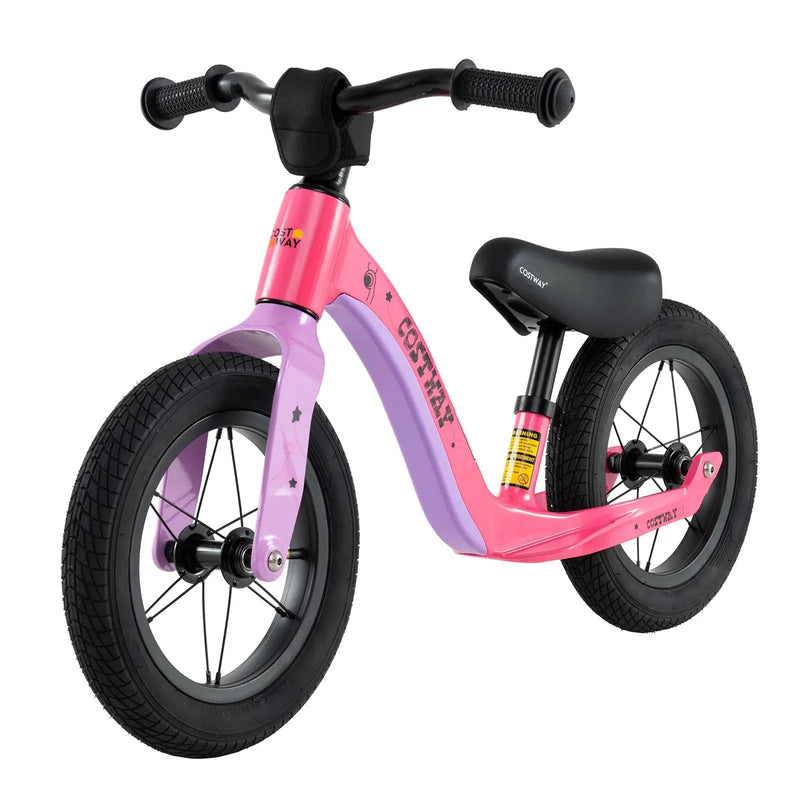 12-Inch Balance Bike with Adjustable Seat and Rotatable Handlebar for Over 36 Months Old by DirectDeals