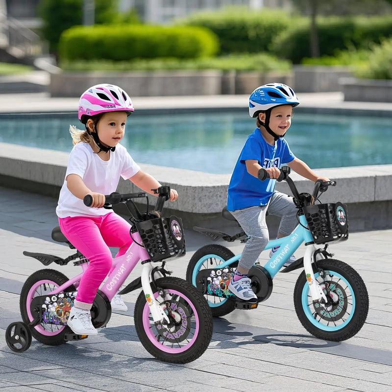 14 Inch Kids Bike for 3-5 Years Old Sport Bicycle with Adjustable Handlebar and Saddle-14 inches by DirectDeals