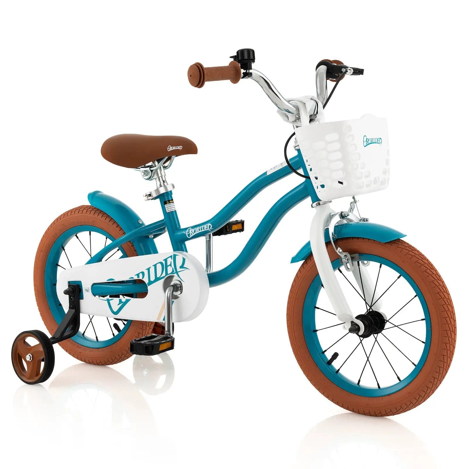 12 Inch Kids Bike Adjustable with Removable Basket for 3-4 Years Old-12 inches by DirectDeals