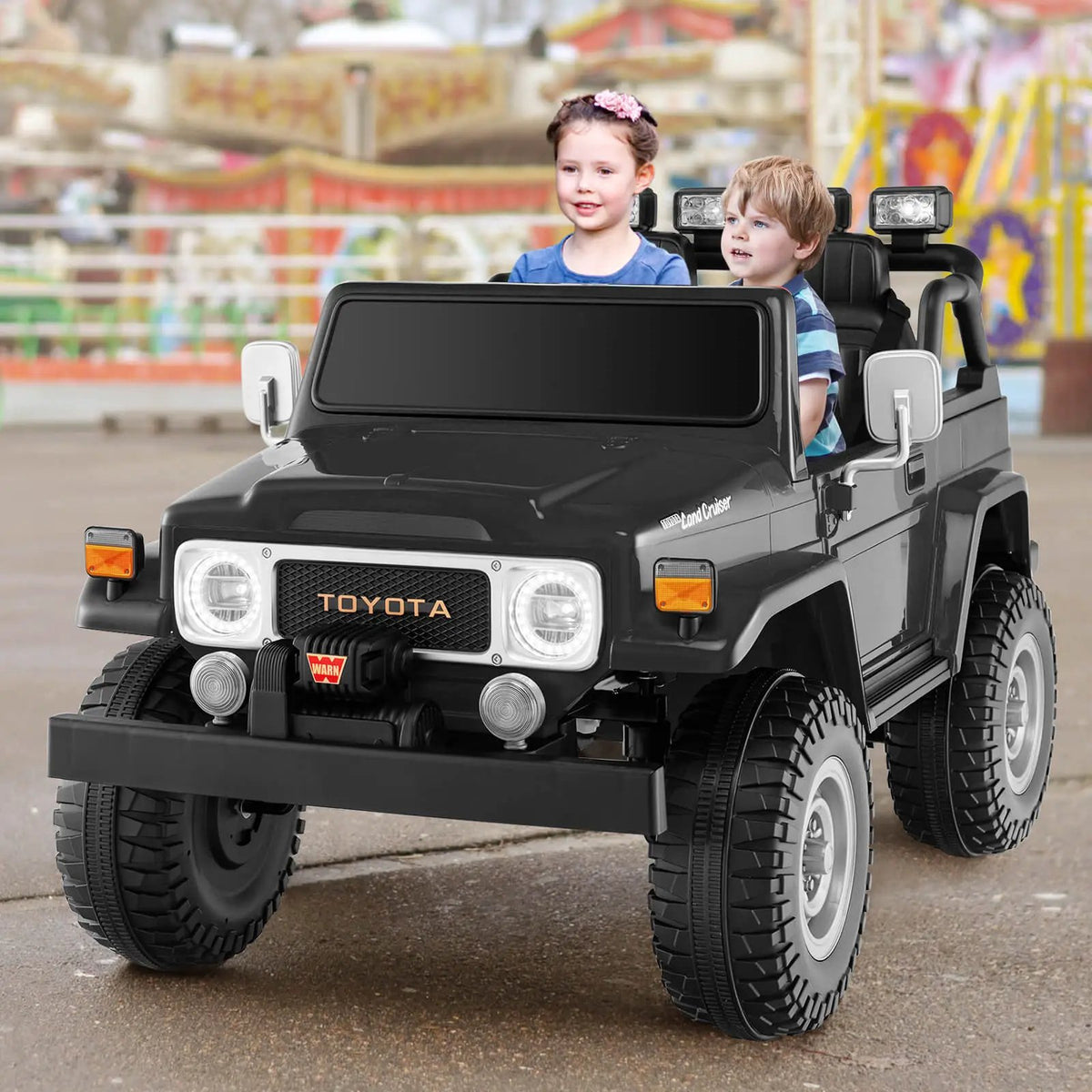 12V 2-Seat Licensed Kids Ride On Toyota FJ40 Car with 2.4G Remote Control, photo 2 of 10
