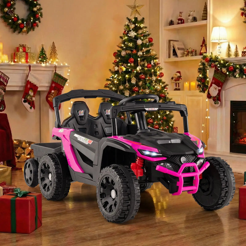12V Battery Powered Ride On Tractor with Parent Remote Control by DirectDeals