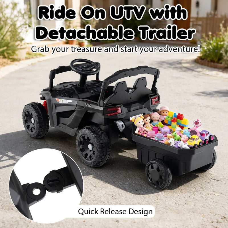 12V Battery Powered Ride On Tractor with Parent Remote Control by DirectDeals