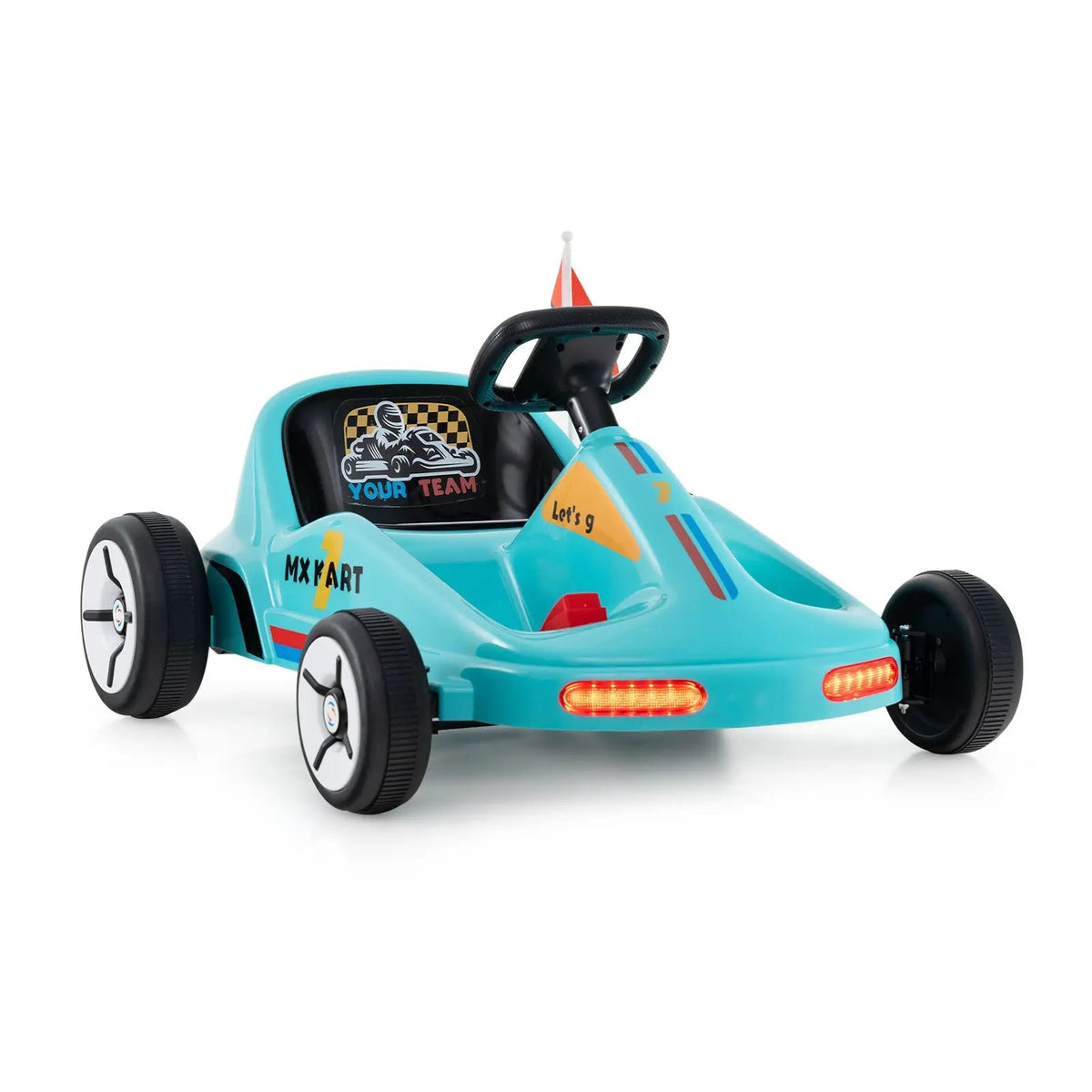 12V Electric Go Kart for Kids Race Toy with Remote Control and Music, photo 2 of 10